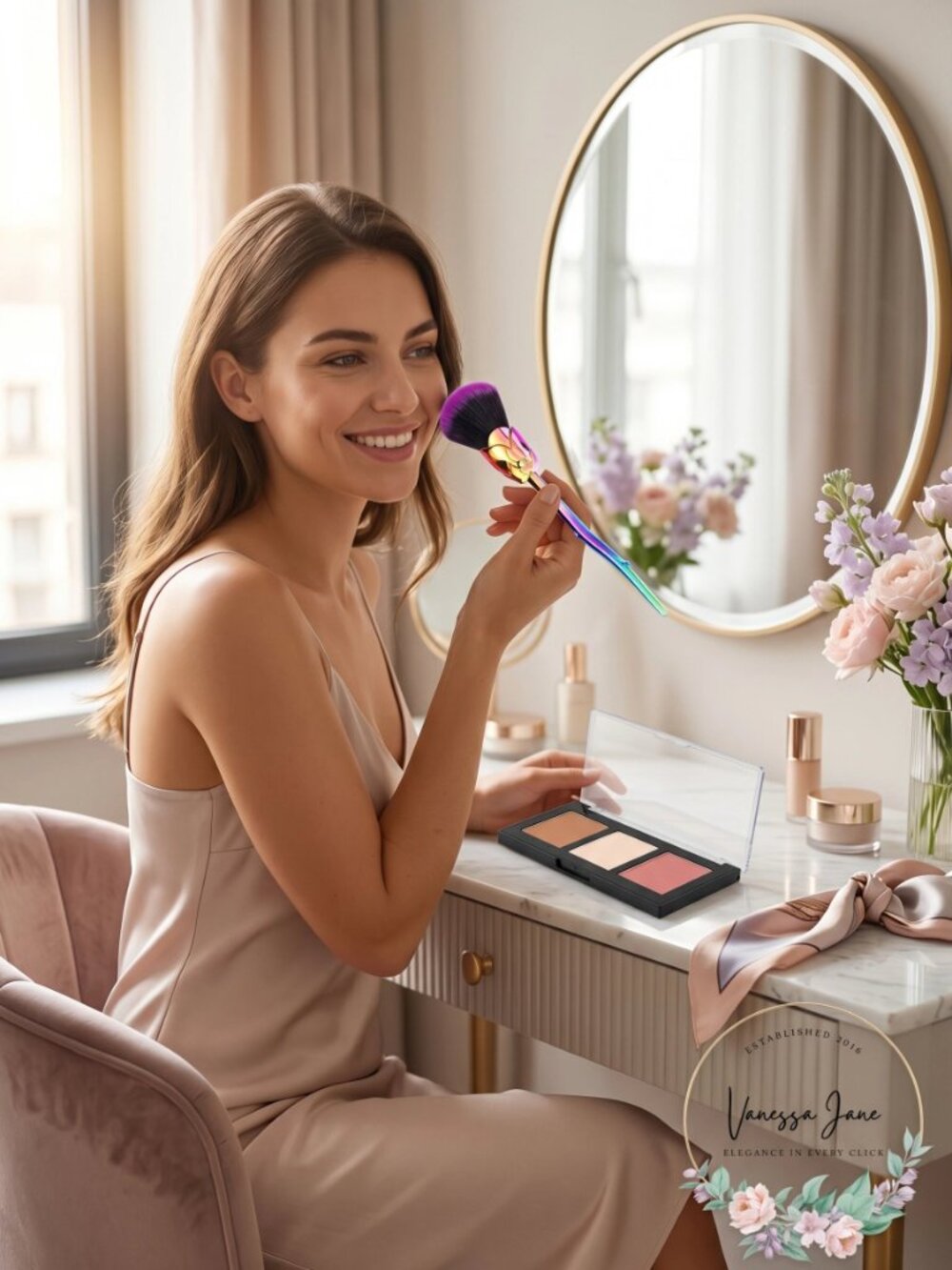Beauty Collection 4-Pc. Whimsical Rose Cheek Palette Set